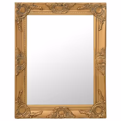 vidaXL Miroir mural style baroque 50x60 cm Doré - TU