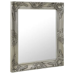 vidaXL Miroir mural style baroque 50x60 cm Argenté - TU