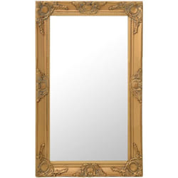 Vidaxl - Miroir mural style baroque 50x80 cm Doré