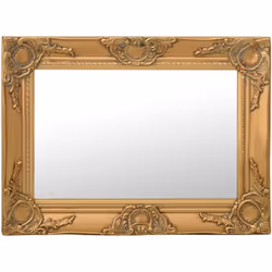 Ce miroir mural magnifique avec son cadre ornementé crée une atmosphère baroque dans votre dressing. Ce miroir à l'aspect anc ...