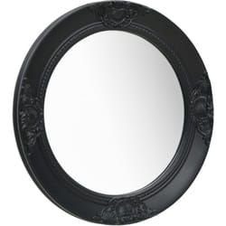 Miroir mural style baroque 50 cm noir vidaXL