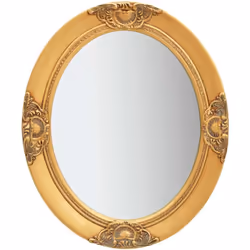 Ce miroir mural magnifique avec son cadre ornementé crée une atmosphère baroque dans votre dressing. Ce miroir à l'aspect anc ...
