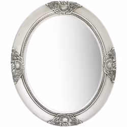 Ce miroir mural magnifique avec son cadre ornementé crée une atmosphère baroque dans votre dressing. Ce miroir à l'aspect anc ...