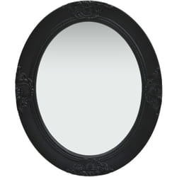 Vidaxl - Miroir mural style baroque 50x60 cm noir