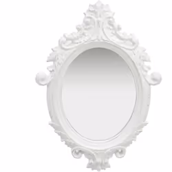 Ce miroir mural magnifique avec son cadre ornementé crée une atmosphère baroque dans votre dressing. Ce miroir à l'aspect anc ...