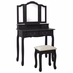 VidaXL 289320, Noir, Panneaux MDF, Bois, 1 pièce(s)