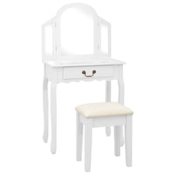 VidaXL 289334 coiffeuse et ensemble de coiffeuses pour chambre à coucher