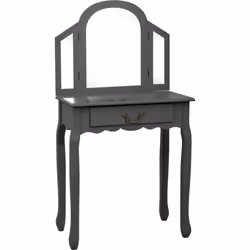Notre coiffeuse de luxe avec tabouret est l'endroit idéal pour vous maquiller le matin et préparer la journée à venir. Elle o ...