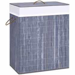 Ce panier à linge en bambou est une solution idéale pour tous les ménages. Il garde votre linge sale hors des regards et cons ...