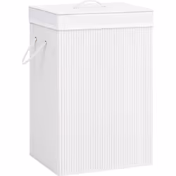 Ce panier à linge en bambou est une solution idéale pour tous les ménages. Il garde votre linge sale hors des regards et cons ...