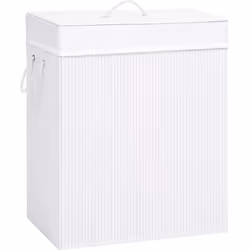 Ce panier à linge en bambou est une solution idéale pour tous les ménages. Il garde votre linge sale hors des regards et cons ...