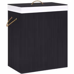 Ce panier à linge en bambou est une solution idéale pour tous les ménages. Il garde votre linge sale hors des regards et cons ...