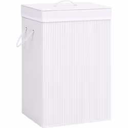 Ce panier à linge en bambou est une solution idéale pour tous les ménages. Il garde votre linge sale hors des regards et cons ...