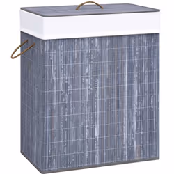 Ce panier à linge en bambou écologique est une solution idéale pour tous les ménages. Il garde votre linge sale hors des rega ...
