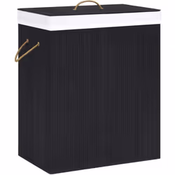 Ce panier à linge en bambou est une solution idéale pour tous les ménages. Il garde votre linge sale hors des regards et cons ...