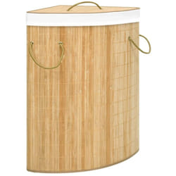 Vidaxl - Panier à linge d'angle Bambou 60 l