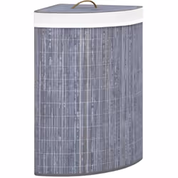 Ce panier à linge d'angle en bambou est une solution idéale pour tous les ménages. Il garde votre linge sale hors de vue et c ...