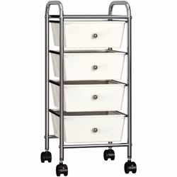 Ce chariot à tiroirs présente un style concis et pratique, qui vise à offrir suffisamment d'espace pour garder votre bureau e ...