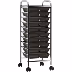 Ce chariot à tiroirs présente un style concis et pratique, qui vise à offrir suffisamment d'espace pour garder votre bureau e ...