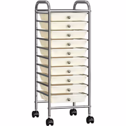 Ce chariot à tiroirs présente un style concis et pratique, qui vise à offrir suffisamment d'espace pour garder votre bureau e ...