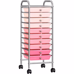 Ce chariot à tiroirs présente un style concis et pratique, qui vise à offrir suffisamment d'espace pour garder votre bureau e ...