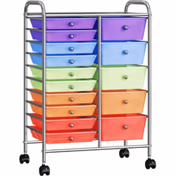 Ce chariot à tiroirs présente un style concis et pratique, qui vise à offrir suffisamment d'espace pour garder votre bureau e ...