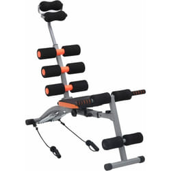 Vidaxl - Appareil d'exercices abdominaux en l avec cordes élastiques