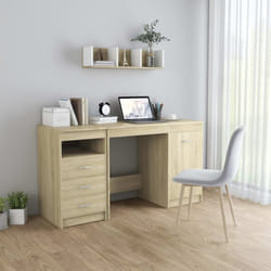 Vidaxl - Bureau Chêne sonoma 140x50x76 cm Bois d'ingénierie