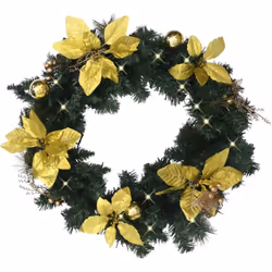 Créez l'ambiance de vacances parfaite avec notre jolie couronne de Noël ! Elle a l'air spectaculaire partout où vous l'accroc ...