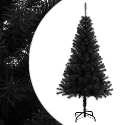 vidaXL Sapin de Noël artificiel - 150 cm - Noir