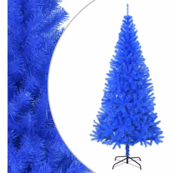 Notre sapin de Noël artificiel bleu forme la pièce maîtresse de vos décorations de Noël, créant une ambiance de Noël unique ! ...