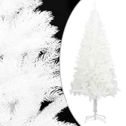 vidaXL Arbre de Noël artificiel aiguilles réalistes blanc 180 cm - TU