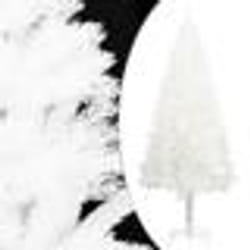 vidaXL Arbre de Noël artificiel aiguilles réalistes blanc 210 cm - TU
