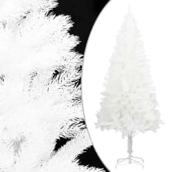 vidaXL Arbre de Noël artificiel aiguilles réalistes blanc 240 cm - TU