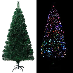 vidaXL Sapin de Noël artificiel LED 150 cm - Vert