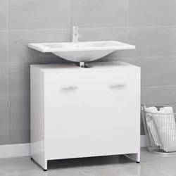 Avec cette armoire de salle de bain, vous pouvez créer un espace de rangement supplémentaire pour votre salle de bain avec un ...
