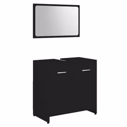 VidaXL 802580, Noir, Bois, 60 cm, 37 cm, 1 pièce(s)