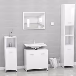 VidaXL 802585, Blanc, Bois, 60 cm, 37 cm, 1 pièce(s)