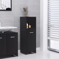 VidaXL 802589, Noir, Bois, 300 mm, 300 mm, 950 mm, 1 pièce(s)
