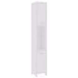 vidaXL Armoire de salle de bain Blanc 30x30x183,5 cm Bois d'ingénierie - TU