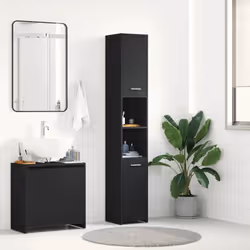 Avec cette armoire de salle de bain, vous pouvez créer un espace de rangement supplémentaire pour votre salle de bain avec un ...