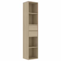 VidaXL 802870, Chêne, 4 étagères, Bois, Bois, 360 mm, 300 mm