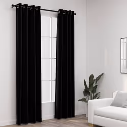 Nos rideaux occultants à l’aspect de lin conviennent à tout intérieur, comme votre salon, chambre à coucher, espace bureau et ...