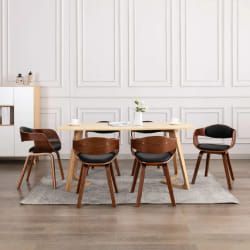 vidaXL Chaises à manger lot de 6 en similicuir