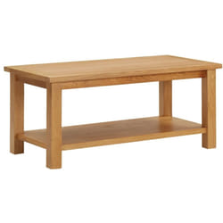 Table Basse 90x45x40 Cm Bois De Chêne Massif Vidaxl