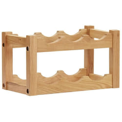 Vidaxl - Casier à bouteilles 6 bouteilles 37x21x21 cm Bois de chêne
