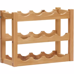 Notre casier à vin en bois, au design rustique, est une solution parfaite pour organiser et ranger vos vins facilement. Ce su ...