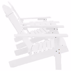 VidaXL 310067 chaise d'extérieur Terrace Siège rembourré Bois de pin Blanc