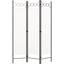 Vidaxl - Cloison de séparation 3 panneaux blanc 120x180 cm