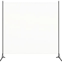 Vidaxl - Cloison de séparation blanc 175x180 cm tissu